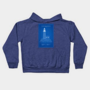 Halfway Rock Lighthouse - Maine - AD Kids Hoodie